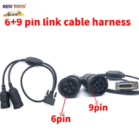 Cable de Diagnóstico para Escáneres ET3 y ET4 Versiones 317-7485 478-0235 538-5051 de 6 y 9 Pines para Excavadoras CAT