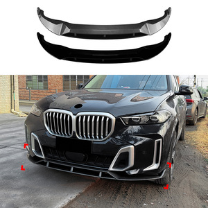 Amp-Z Front Lip Splitter Carbon Fiber Texture Matte Finish For Bmw X5 G05 Lci M Sport 2023 Body Kit Modification - Product Image 1