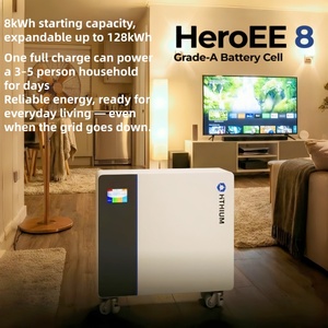 Système d'énergie solaire mobile extérieur, batterie de secours domestique 8 kWh, banques d'alimentation portables et centrale électrique - Product Image 3