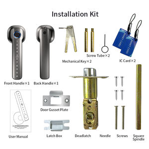 घर और कार्यालय के लिए स्मार्ट हैंडल फिंगरप्रिंट लॉक कुंजी (Hl50) - Product Image 6