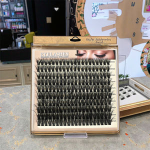 批发全条睫毛套装30P-100P自有品牌DIY段睫毛集群睫毛供应商 - Product Image 1