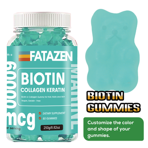 Gomitas de Colágeno y Queratina Veganas Sin Gelatina, Mejoran la Fuerza de las Uñas, Apoyan el Metabolismo, la Salud Inmunológica y Reducen la Inflamación - Product Image 3