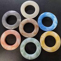 Anneaux de rideau en plastique de style traditionnel pour tringles à rideaux, options colorées, accessoires pour Halloween et usage extérieur