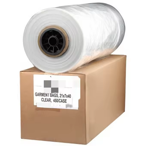 بيع مباشر من المصنع أكياس تنظيف جافة شفافة من بولي بولي لفافة الغسيل من البولي إيثيلين للاستخدام مرة واحدة للملابس - Product Image 1