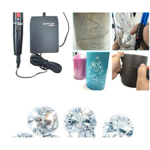 Dmd thu nhỏ khắc Bút điện khắc Bút Gỗ Kim Loại Đá ThủY Tinh điêu khắc đá chữ màu đen grey DIY công cụ - Product Image 5