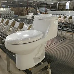 Grosir Pabrik Tiongkok lemari air keramik kamar mandi satu buah peralatan sanitasi set Toilet kamar mandi Toilet mangkuk WC