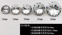 Bouton de rembourrage en cristal à motif diamant, épingles de 18/20/25/30mm Dia canapé décoration murale accessoire de meubles