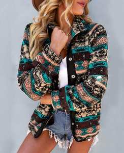 Veste décontractée en coton automne et hiver chauds manteaux en <span class=keywords><strong>peluche</strong></span> hauts - Product Image 4