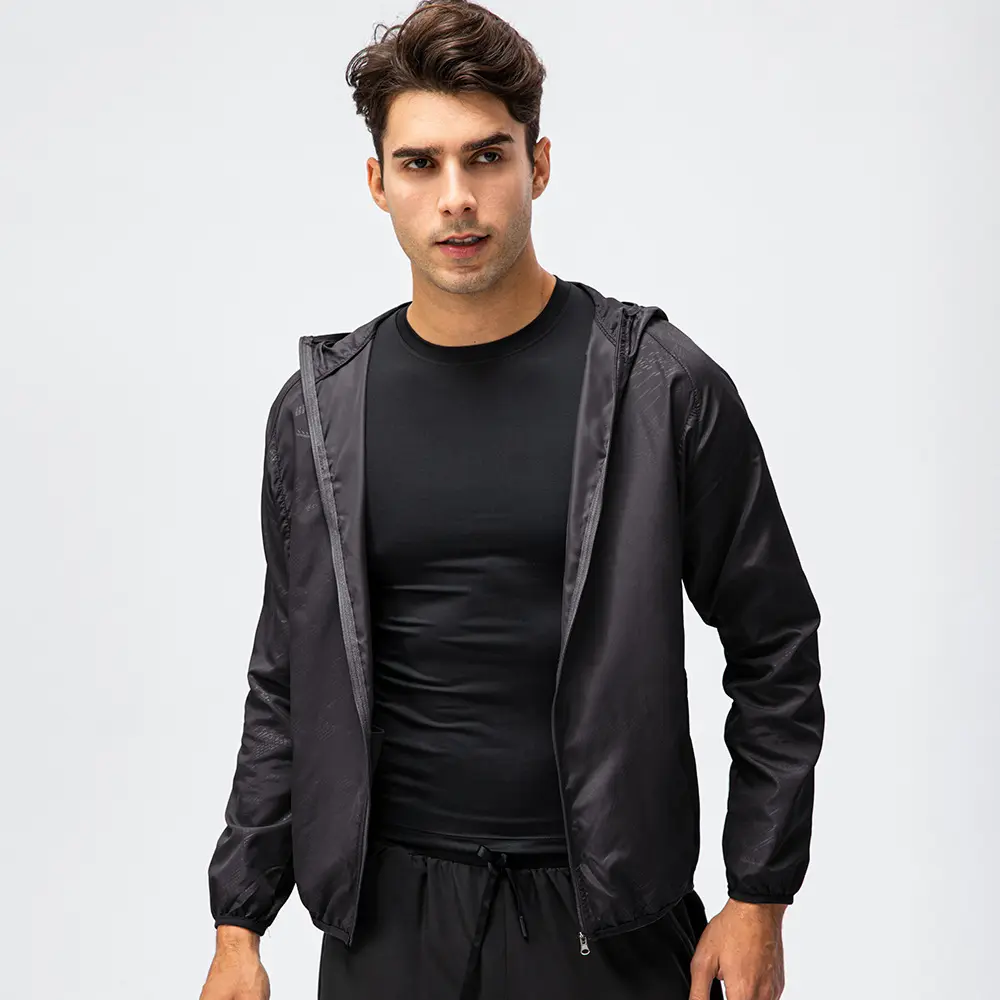 Skin Windbreaker Lightweight Breathable Quick-Drying Top Waterproof Windproof Sports Jacket Outdoor Riding Long Sleeve