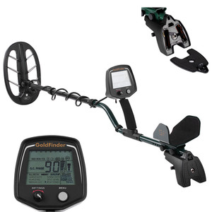 Détecteur de métaux portable GF2 haute sensibilité 13 kHz pour la recherche de trésors souterrains, écran LCD 11 pouces, profondeur de détection 25-30 cm - Product Image 2