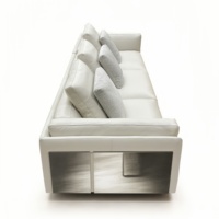 Modernes Wohnzimmer Schnitts ofa Set Couch Modular Italian Custom Leder Samt Luxus Sofa Set