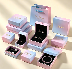 Boîte cadeau en carton de luxe personnalisée avec couvercle rabattable, boîte à bijoux, épaisseur 2 mm, emballage cadeau pour bijoux, boîtes cadeau pour bracelets - Product Image 2