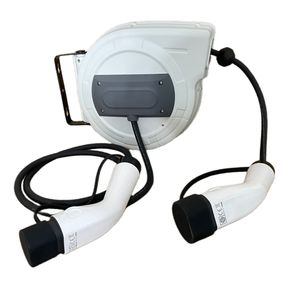 <span class=keywords><strong>Enrouleur</strong></span> de câble de chargeur de <span class=keywords><strong>voiture</strong></span> électrique automatique Benew avec connecteur universel pour une utilisation domestique - Product Image 2