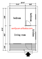EN SOLDE, 26m2/280pi2, Cabane en bois/Maison en bois/Maisonnette