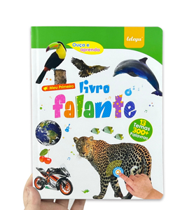 Bồ Đào Nha & từ tiếng Anh nói chuyện học tập cuốn sách cho trẻ em tương tác âm thanh âm thanh cuốn sách Toddler Đồ chơi giáo dục - Product Image 2