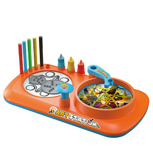 2024キッズホットセール教育DIY 2in1グラフィティボードおもちゃクリエイティブアート万華鏡絵画ボードおもちゃ - Product Image 1