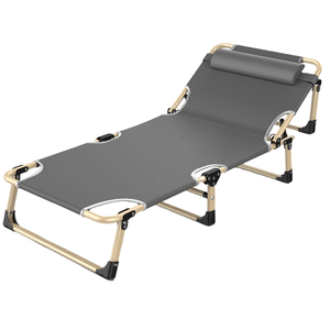 Lit <span class=keywords><strong>de</strong></span> repos pliant d'extérieur <span class=keywords><strong>de</strong></span> style moderne avec structure en acier, transat métallique portable pour la plage, le <span class=keywords><strong>jardin</strong></span>, la piscine, le parc, l'hôtel - Vente en gros - Product Image 1