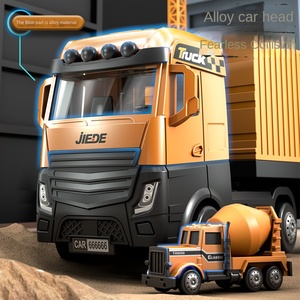 ชุดของเล่น<span class=keywords><strong>รถ</strong></span>บรรทุกจำลองอัลลอยด์ 1:5 พร้อมฉาก<span class=keywords><strong>จอด</strong></span><span class=keywords><strong>รถ</strong></span>อเนกประสงค์สำหรับเด็ก - Product Image 5