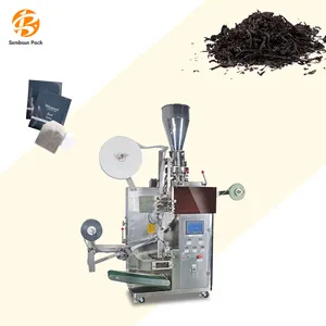 Machine à emballer pyramidale automatique de sachet de thé avec l'enveloppe pour la machine à emballer de thé de petite entreprise