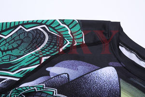 Rashguard MMA respirant, séchage rapide, écologique, anti-UV, manches longues, logo personnalisé, impression d'équipe, vierge, vente chaude - Product Image 5