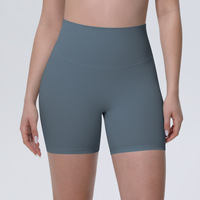 Shorts de course unisexe personnalisés 2026 avec logo, respirants, de luxe, taille haute, amincissants, sensation rafraîchissante, style cycliste et yoga