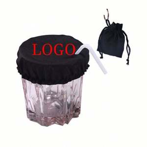 Botellas de tela reutilizables con pulverizador, protección contra alcohol, prevención de contaminación, orificio para pajita, antiderrame, cierre acanalado, logotipo personalizado, para mujer - Product Image 5