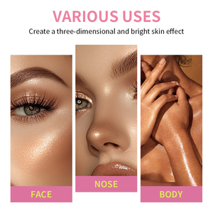 Lakerain sắc tố nhãn hiệu riêng <span class=keywords><strong>Glow</strong></span> <span class=keywords><strong>2</strong></span> trong 1 Blusher trang điểm bột kem Blush 8 màu sắc Highlighter lông mày Blush đường viền bảng màu - Product Image 5