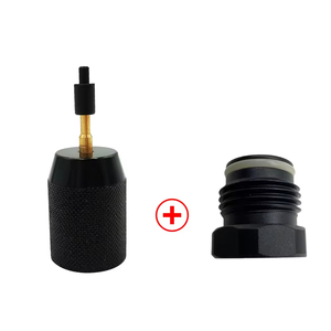 Adaptador de aguja de carga para recarga de CO2 con roscas de 3/8-24UNF, compatible con cápsulas de CO2 desechables de 8g, 12g, 16g o 24g - Product Image 1