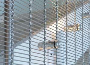 Maille tissée en <span class=keywords><strong>câble</strong></span> enduit de poudre pour rideau décoratif d'espace commercial - Product Image 3