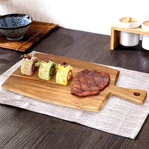 เขียงไม้หั่นสี่เหลี่ยมดีไซน์สี่เหลี่ยมแกะสลักตามสั่งมีสไตล์หรูหราขนาดเล็กเลือกไม้ไผ่เมเปิ้ลปรับแต่งได้ตามต้องการ - Product Image 2