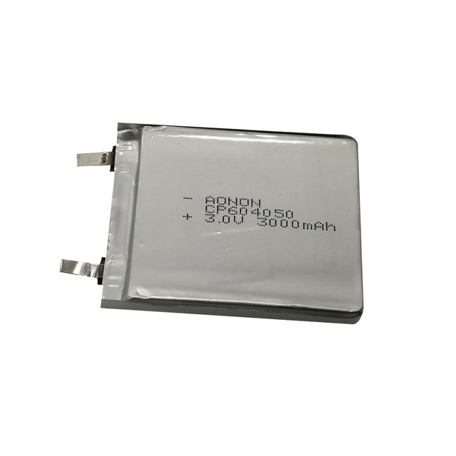 Ultra Thin Pouch Battery CP604050 3V 3000mAh Li-MnO2 Non-rechargeable Thin Cell for Smoke Detector