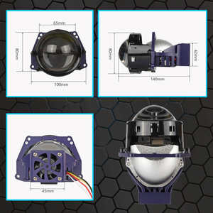 Vente directe 3.0 pouces Laser bi-led phares de voiture 6000K salut/bas faisceau 9005 H4 voiture LED Biled projecteur 3 pouces Led projecteur lentille - Product Image 6