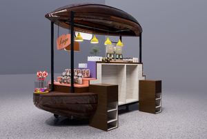 <span class=keywords><strong>Chariot</strong></span> de nourriture pour hot-dogs en forme d'arachide, stand de présentation de restauration rapide, <span class=keywords><strong>bar</strong></span> à bonbons, <span class=keywords><strong>chariot</strong></span> à grains de café utilisé dans les centres commerciaux - Product Image 5