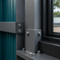 Abri de jardin préfabriqué sur mesure pour atelier extérieur, structure en acier haute résistance, bâtiment métallique durable