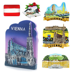 En gros Vienne Autriche Alpes Tourisme Souvenir Cadeau Salzbourg Réfrigérateur Aimant Autocollant Innsbruck Personnalisé Vienne Autriche Réfrigérateur Aimant - Product Image 1