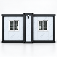Maison conteneur portable, cabine modulaire préfabriquée pour projet de dortoir de travailleurs sur chantier