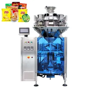 Mesin kemasan kantong makanan kecil Gearbox baru untuk barang kering, Sachet bumbu dalam industri makanan