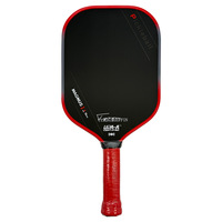 Raquette de pickleball en fibre de carbone T700, 325g, 2cm d'épaisseur, design monobloc pressé à chaud, finition mate texturée, directement de l'usine, pour le sport