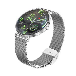 Karen M 7.9mm ultrasottile KM85 da donna Smartwatch 2.5D schermo AMOLED curvo impermeabile BT chiamando Smartwatch da donna con doppio cinturino - Product Image 3