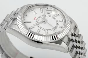 Reloj Mecánico de Lujo, Super Calidad, Resistente al Agua, 42mm, Fábrica ZF, Movimiento ETA 2824, 326934, Acero 904L, Multifunción, Blanco - Product Image 4