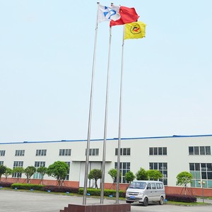 Đường 304 316ss Thép Không Gỉ Cực Thương Mại Cột Cờ Cài Đặt Với Cơ Sở Cột Cờ Kim Loại Lớn Cột Cờ Điện - Product Image 1