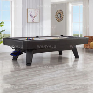Table de billard à retour de boule à usage commercial professionnel Table de billard à cadre en bois/aluminium durable de 9 pieds avec pieds réglables - Product Image 1