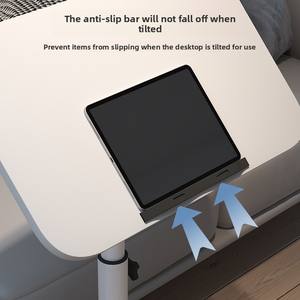 Table d'appoint de canapé mobile, réglable en hauteur, rétractable, petite table de salon, bureau à domicile, étagère d'ordinateur pour chambre, table de chevet en MDF - Product Image 4