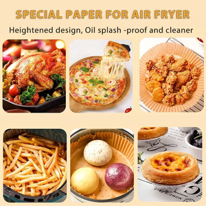 16cm 20cm Square Parchment <strong>Air</strong> <strong>Fryer</strong> Baking <strong>Paper</strong> <strong>Liners</strong> - Product Image 5