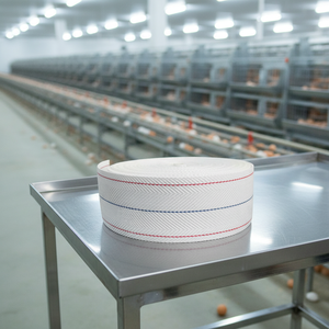 Cinta transportadora de polipropileno de 100 mm para la recolección de huevos en granjas avícolas, jaulas de gallinas ponedoras, recolección automática - Product Image 1
