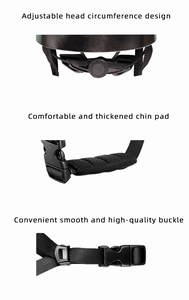 خوذة دراجات بسعر جيد حاصلة على شهادة CE EN 1078، توفر حماية من أشعة الشمس، قابلة للتعديل مع تصميم مسطح - Product Image 3