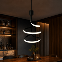 Ampoule LED décorative en spirale NEXcell 12W, culot E26 ou E27, pour éclairage suspendu de café ou d'hôtel