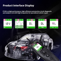 Herramienta de diagnóstico de circuito automotriz Topdiag P100, herramienta de prueba y reparación de voltaje y cortocircuito, equipo de diagnóstico de vehículos