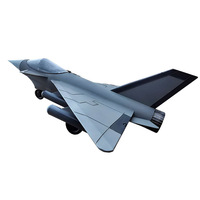 Modèle d'avion de chasse furtif J-10, décoration d'avion classique de grande taille, ornement d'avion en fer forgé à la main, vente directe d'usine