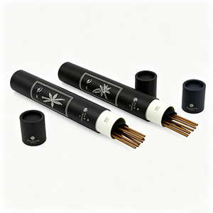 Vente en gros de tubes en papier pour bâtonnets d'encens biodégradables, papier kraft rond cylindrique, emballage cadeau recyclable, impression quadricolore - Product Image 6
